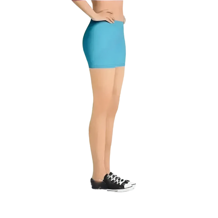 Damen Biker Shorts aus Mikrofaser, kurze Fahrradhose mit Personalisierung, in XS bis 3XL, von BUYATHOME24.