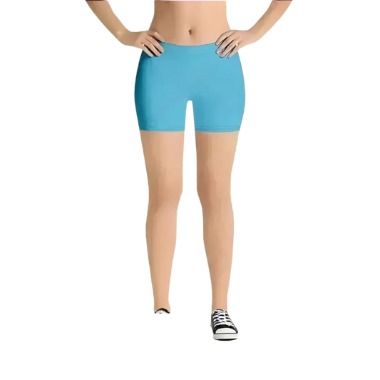 Damen Biker Shorts aus Mikrofaser in verschiedenen Größen, kurze Fahrradhose mit personalisierbarem Design von BUYATHOME24