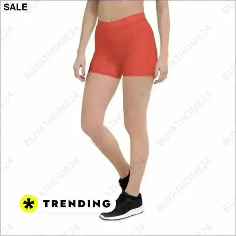 Damen Biker Shorts aus Mikrofaser von BUYATHOME24, kurze Fahrradhose mit Stretch in verschiedenen Größen, bequem und sportlich.