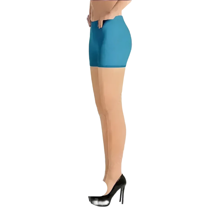 Damen Biker Shorts aus Mikrofaser von BUYATHOME24, kurze Fahrradhose mit Stretch-Polyester in XS bis 3XL.