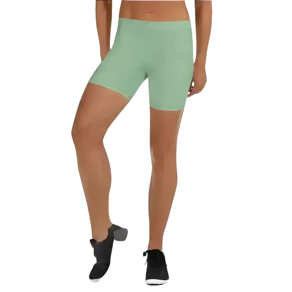 Damen Biker Shorts aus Mikrofaser von BUYATHOME24, kurze Fahrradhose mit Stretch, in XS bis 3XL, bequem und sportlich.