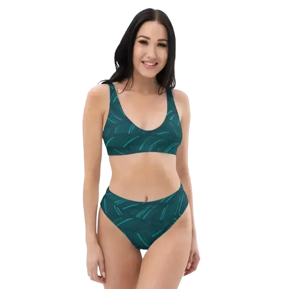Damen Bikini von BUYATHOME24, schnelltrocknend mit Einlagen, in XS bis 3XL, bedruckt, für sommerlichen Strandlook