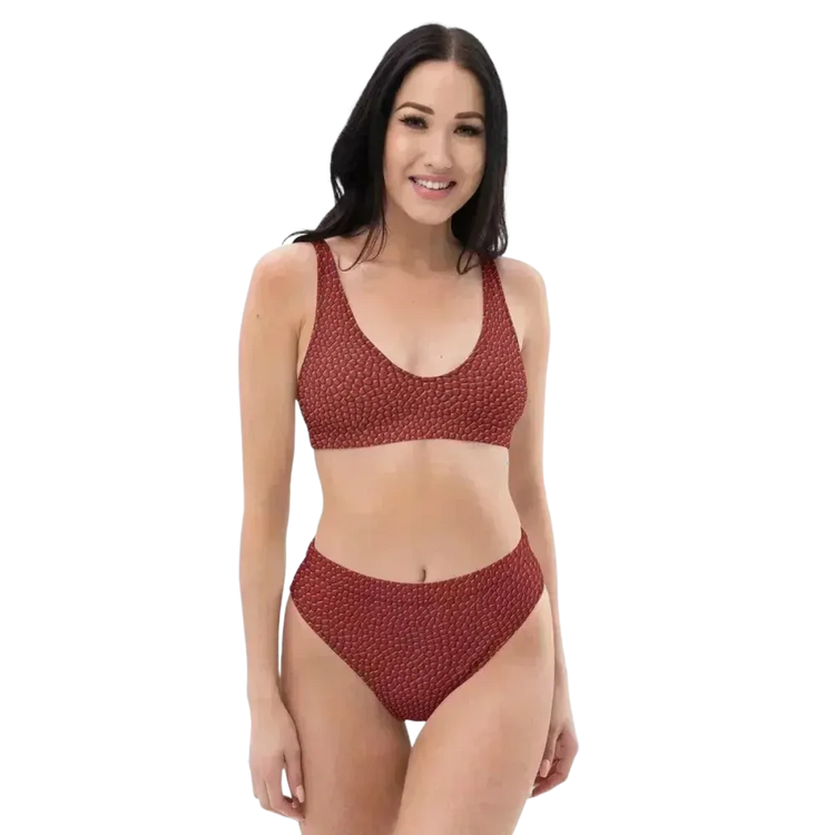 Damen Bikini von BUYATHOME24 in XS bis 3XL, schnelltrocknend, personalisierbar, mit farbigen Mustern und verstellbaren Trägern