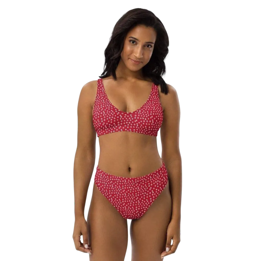 Damen Bikini von BUYATHOME24 in XS-3XL, schnelltrocknendes Polyester-Elasthan, zeigt Top-Design und bequemen Sitz.