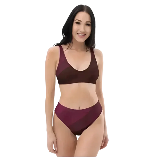 Damen Bikini von BUYATHOME24, schnelltrocknend und zweilagig, in XS bis 3XL, mit bunter Muster und verstellbaren Trägern