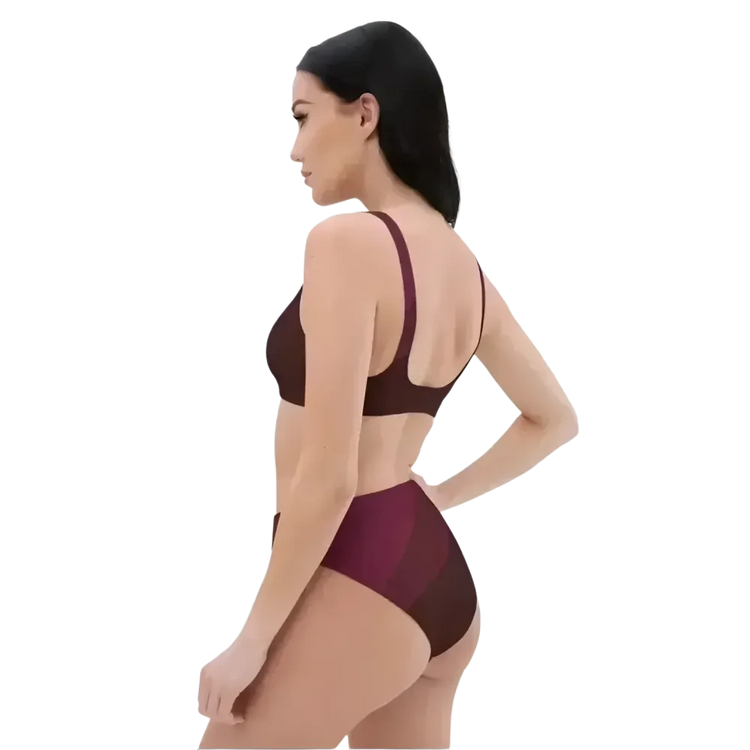 Damen Bikini von BUYATHOME24, schnelltrocknend, zweilagig, personalisierbar in XS bis 3XL, mit passendem Top und Bottom.