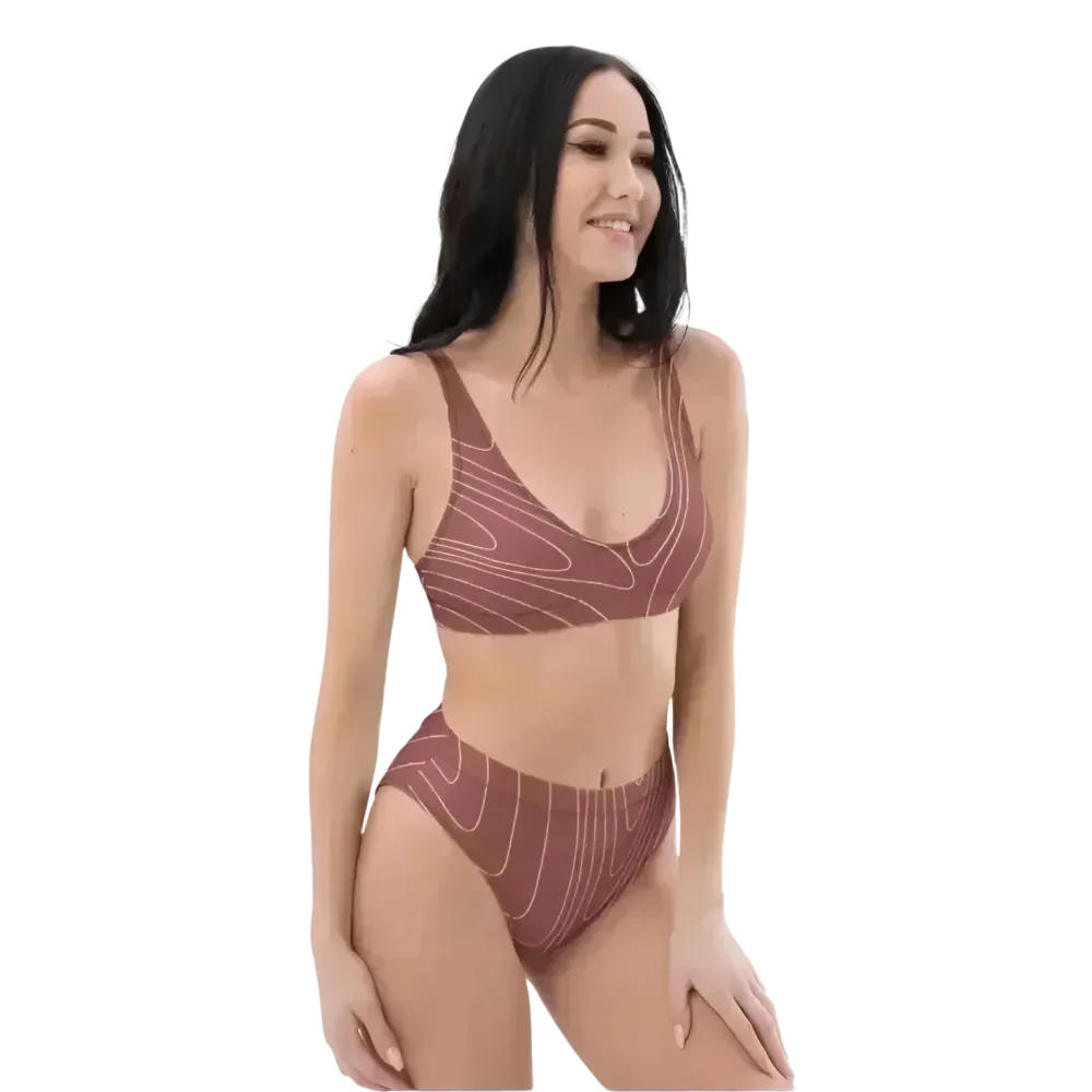 Damen Bikini-Set von BUYATHOME24 in XS-3XL, schnelltrocknend, personalisierbar, mit bunten Mustern und verstellbaren Trägern