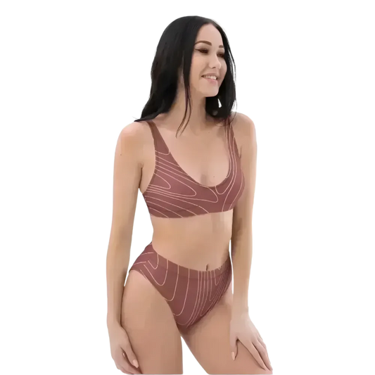 Damen Bikini-Set von BUYATHOME24 in XS-3XL, schnelltrocknend, personalisierbar, mit bunten Mustern und verstellbaren Trägern