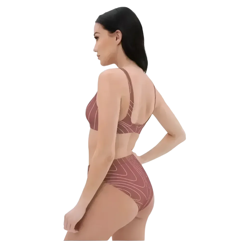 Damen Bikini-Set von BUYATHOME24, schnelltrocknend, in den Größen XS bis 3XL, mit personalisierbarem Design, auf einem weißen Hintergrund.