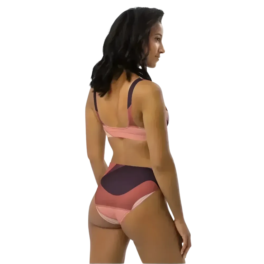Modischer Damen Bikini Zweiteiler in verschiedenen Größen, schnelltrocknend, stretchig mit UV-Schutz, von BUYATHOME24