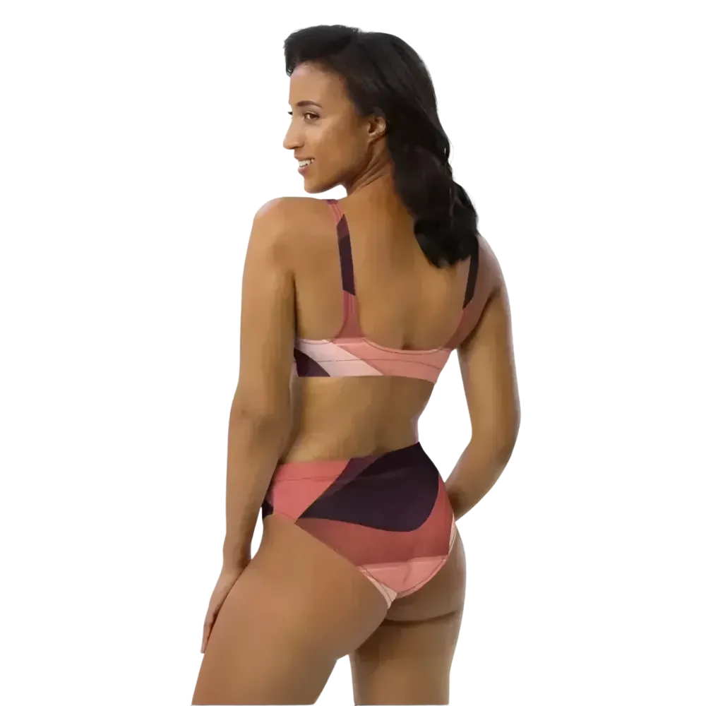 Modischer Damen Bikini Zweiteiler in verschiedenen Größen, schnelltrocknend, stretchig mit UV-Schutz, von BUYATHOME24