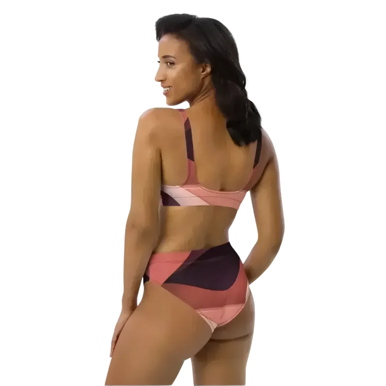 Modischer Damen Bikini Zweiteiler in verschiedenen Größen, schnelltrocknend, stretchig mit UV-Schutz, von BUYATHOME24