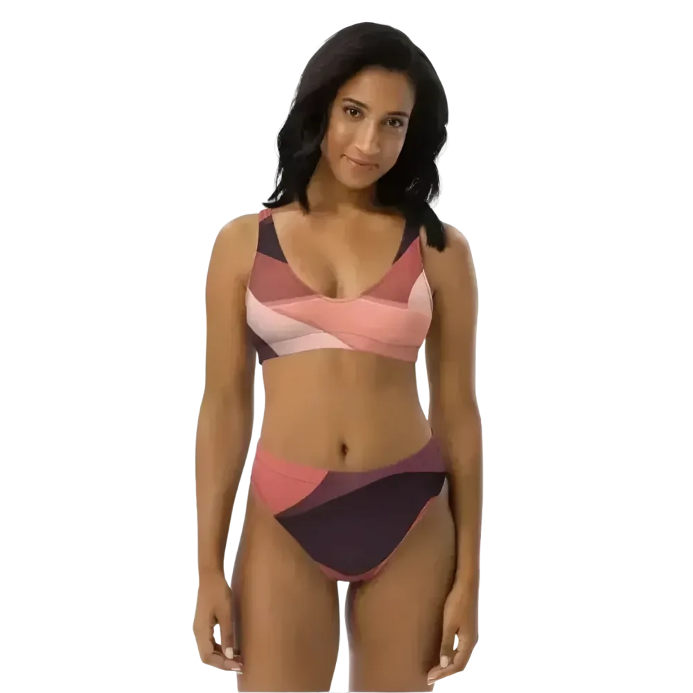 Modischer Damen Bikini Zweiteiler in verschiedenen Größen, schnelltrocknend, stretch, mit UV-Schutz, von BUYATHOME24.