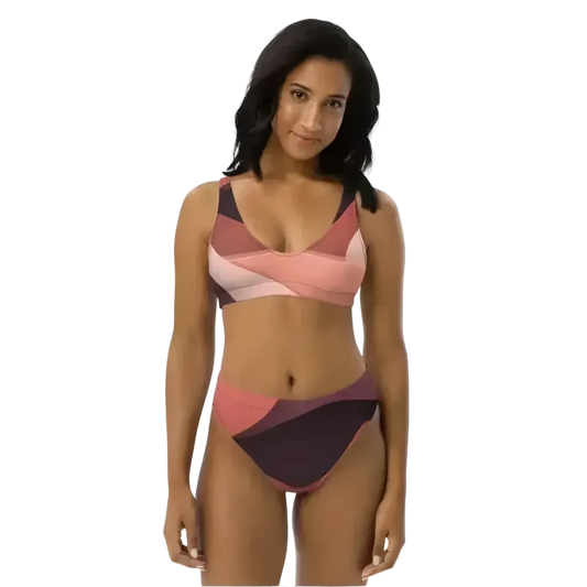 Modischer Damen Bikini Zweiteiler in verschiedenen Größen, schnelltrocknend, stretch, mit UV-Schutz, von BUYATHOME24.