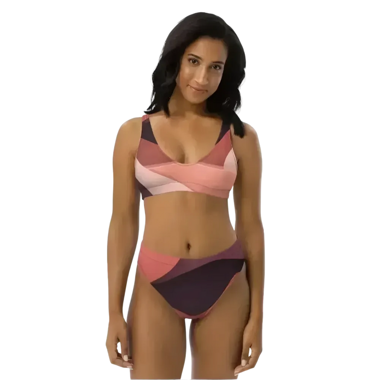 Modischer Damen Bikini Zweiteiler in verschiedenen Größen, schnelltrocknend, stretch, mit UV-Schutz, von BUYATHOME24.