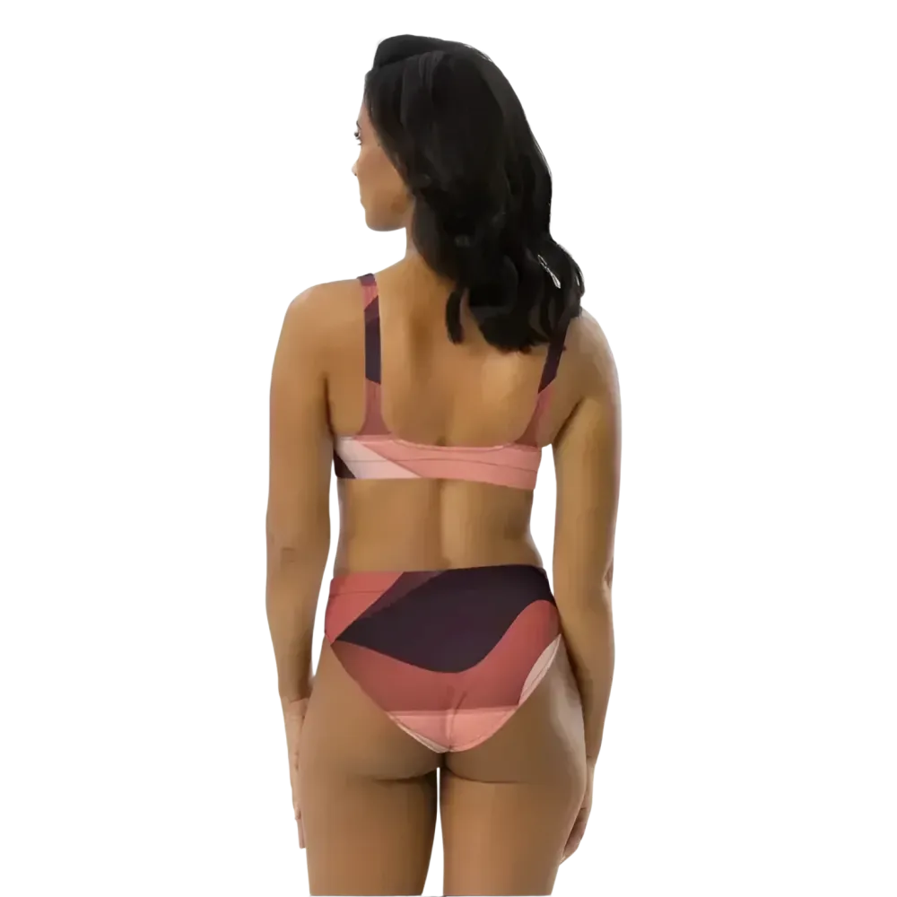 Modischer Damen Bikini Zweiteiler in verschiedenen Größen, schnelltrocknend, stretch und mit UV-Schutz, von BUYATHOME24