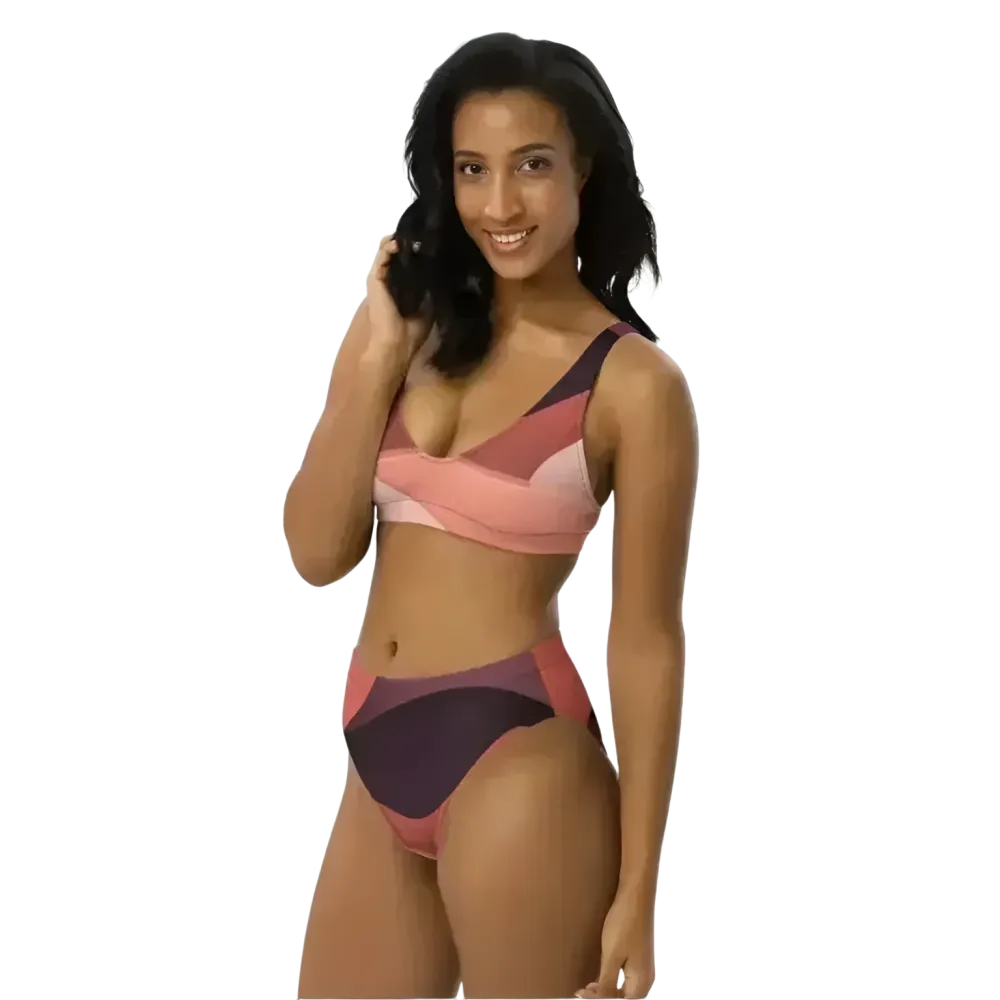 Modischer Damen Bikini Zweiteiler in verschiedenen Größen, schnelltrocknend, stretch, mit UV-Schutz, von BUYATHOME24
