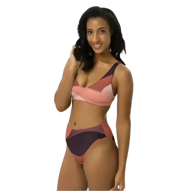 Modischer Damen Bikini Zweiteiler in verschiedenen Größen, schnelltrocknend, stretch, mit UV-Schutz, von BUYATHOME24