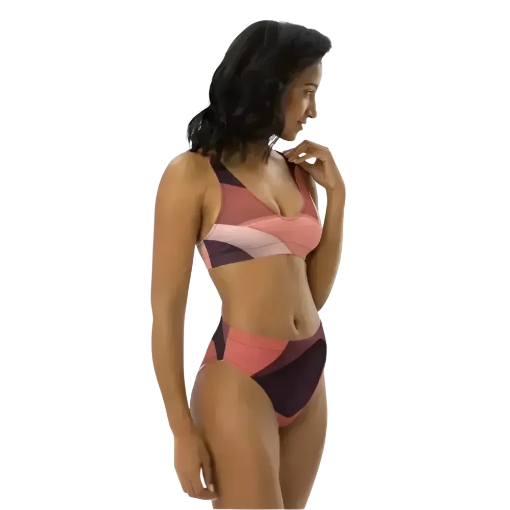 Modischer Damen Bikini Zweiteiler in verschiedenen Größen, schnelltrocknend mit Stretch und UV-Schutz, von BUYATHOME24
