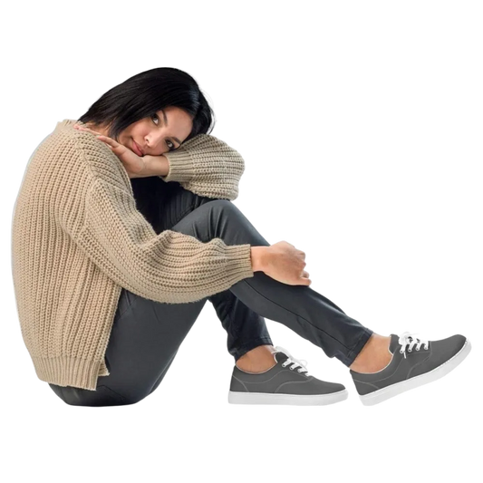 Atmungsaktive Damen Canvas Sneaker mit EVA-Sohle in Größe 35-44, bequeme Damenschuhe von BUYATHOME24.