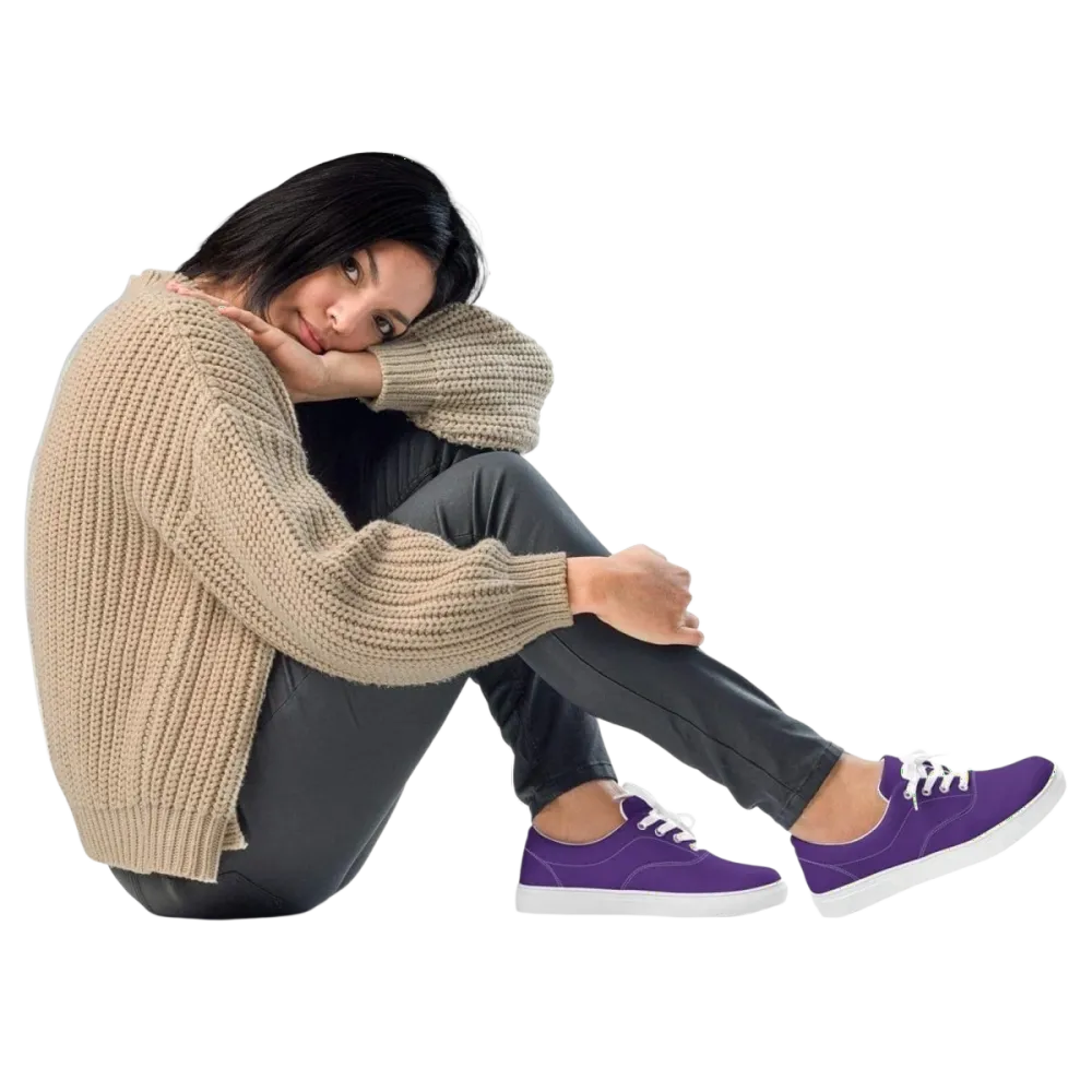 Atmungsaktive Damen-Canvas-Sneaker in Größe 35-44 von BUYATHOME24, bequeme Damenschuhe mit leichter Oberfläche.