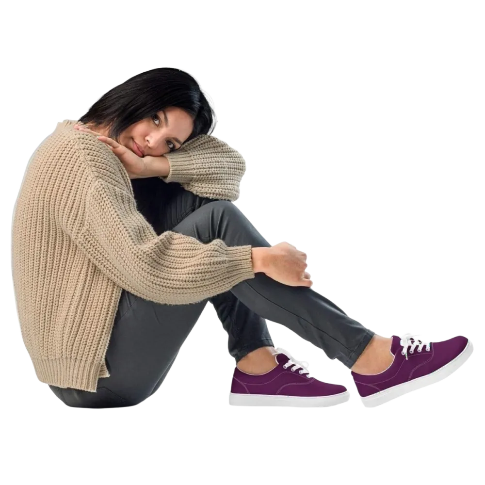 Damenschuhe Canvas Sneakers von BUYATHOME24 in Größe 35-44, atmungsaktives Design und bequeme Sneaker für Damen.