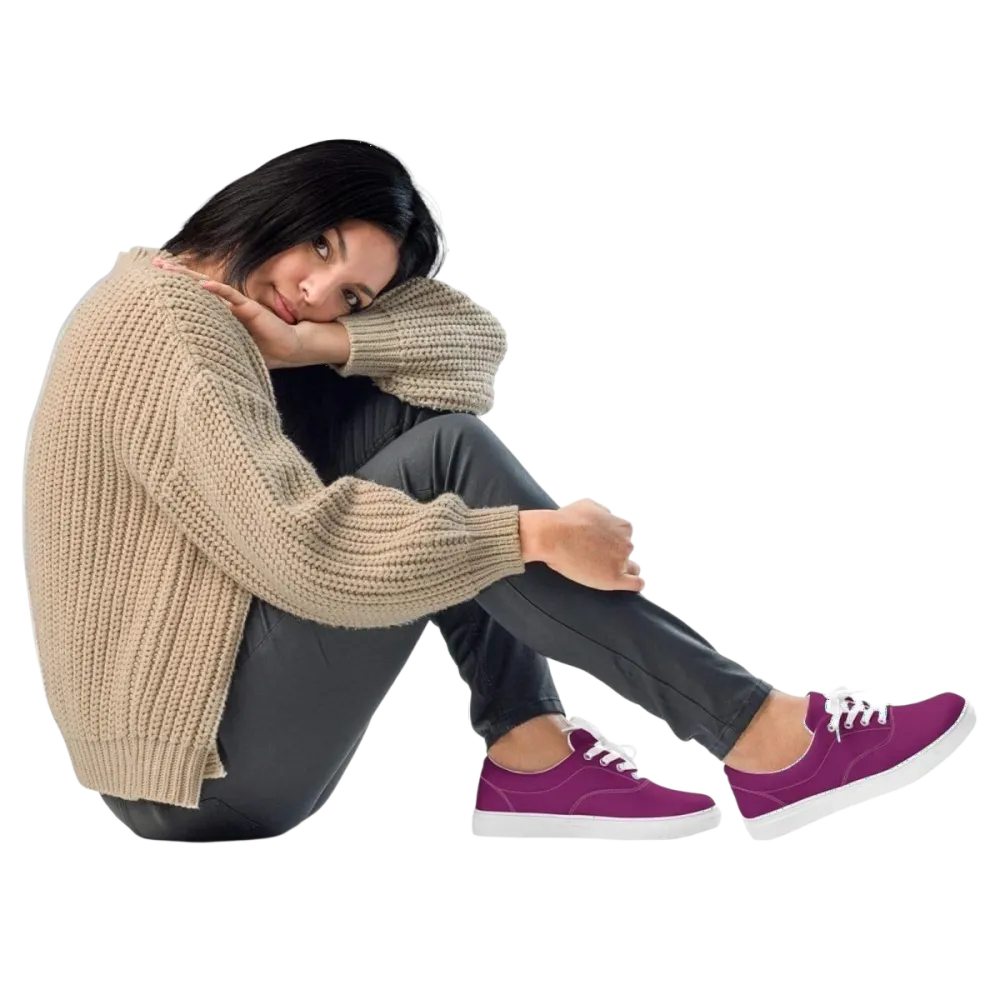 Damen Canvas Schuhe mit EVA-Sohle und atmungsaktivem Futter, Damenschuhe Größe 35-44 von BUYATHOME24