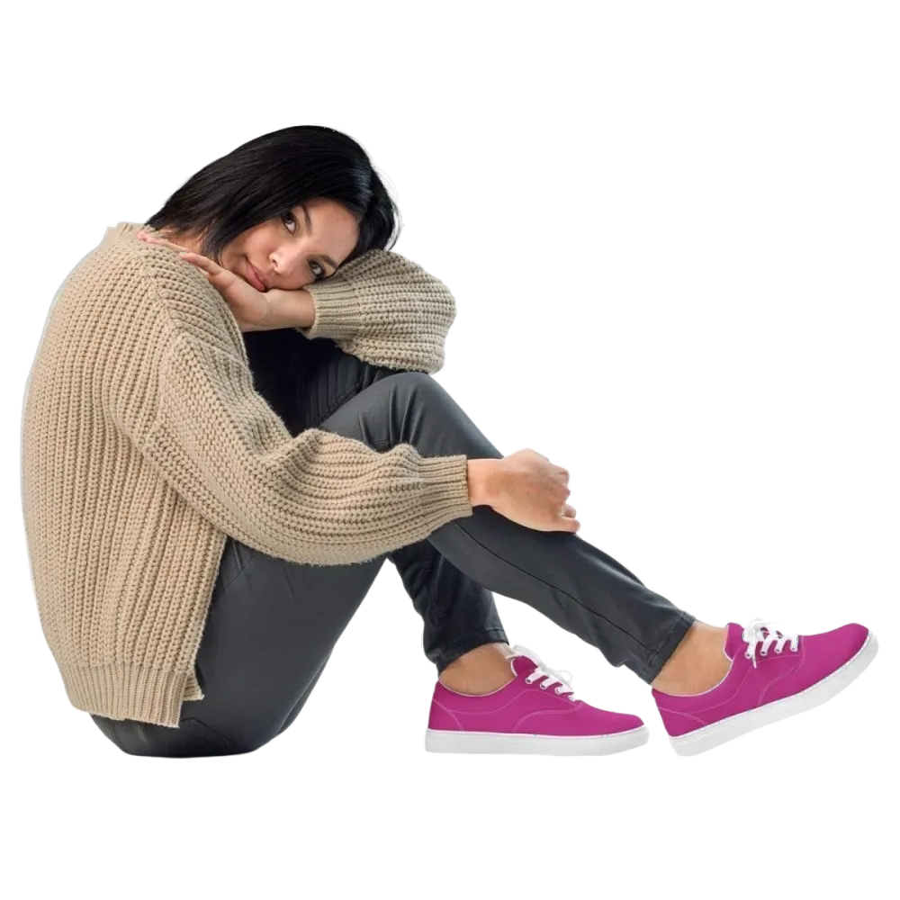 Damen Canvas Schuhe mit EVA-Sohle und Polsterung, in Größe 35-44, von BUYATHOME24, seitliche Ansicht