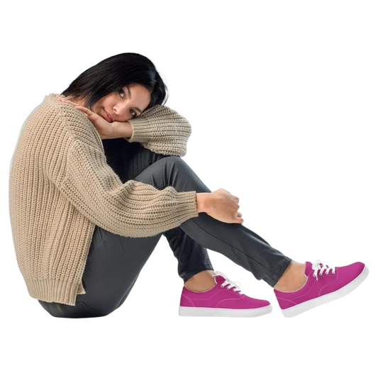 Damen Canvas Schuhe mit EVA-Sohle und Polsterung, in Größe 35-44, von BUYATHOME24, seitliche Ansicht