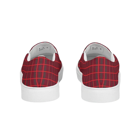 Damen Canvas Slipper von BUYATHOME24, atmungsaktive Freizeitschuhe in Gr. 35-44, textile Druck, bequemer Schuh für Damen