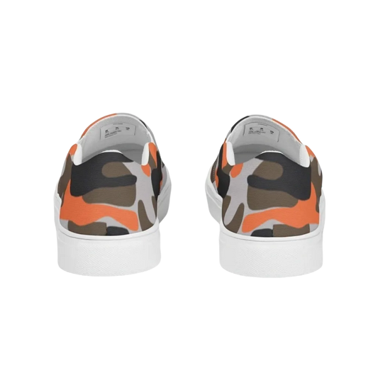 Damen Canvas Slipper von BUYATHOME24 in Größe 35-44, atmungsaktive Freizeitschuhe mit Textildruck, bequem und stilvoll