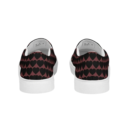 Damen Canvas Slipper von BUYATHOME24, atmungsaktive Leinen Schuhe in Größe 35-44, bequeme Textil-Slipper für Damen