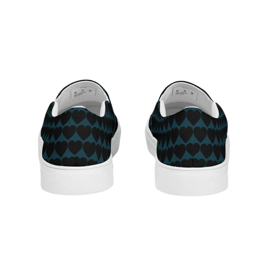 Damen Canvas Slipper von BUYATHOME24, atmungsaktive Freizeitschuhe mit EVA-Sohle, in Größe 35-44, textildruck.
