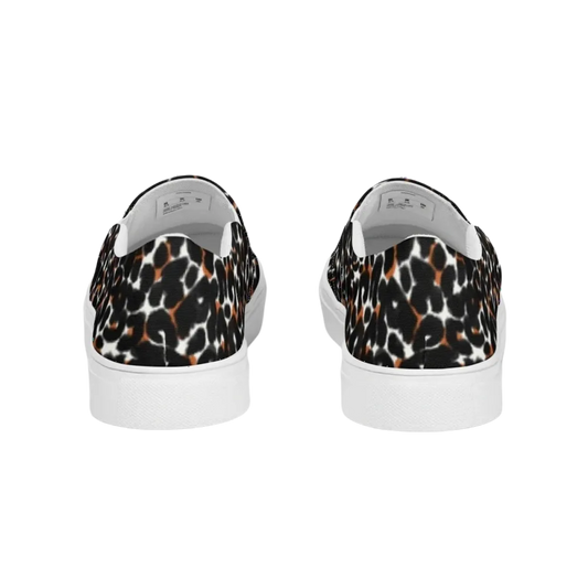 Damen Hausschuhe Canvas Slipper mit Allover-Print, gepolsterte Freizeitschuhe in Größe 35-44, bequeme Textildruck-Design
