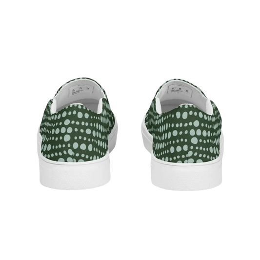 Atmungsaktive Damen Canvas Slipper von BUYATHOME24 in Größe 35-44, bequeme Halbschuhe aus Textil mit moderner Optik.