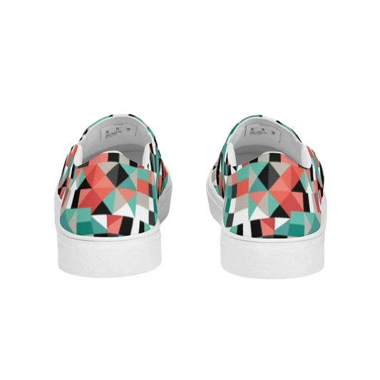 Damen Canvas Slipper von BUYATHOME24, atmungsaktive Freizeitschuhe mit EVA-Sohle in Größe 35-44, bequeme Textildruck-Designs