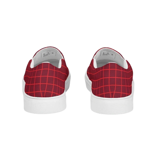 Damen Canvas Slipper von BUYATHOME24, bequeme Freizeitschuhe in Größe 35-44, mit bedruckbarer Textilfläche.