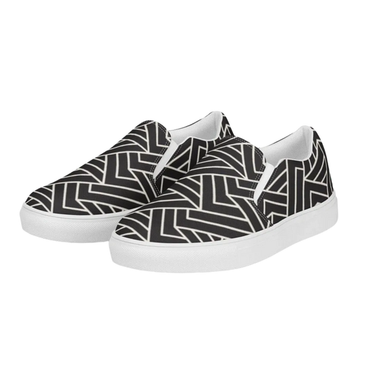 Damen Canvas Slipper von BUYATHOME24, atmungsaktive Freizeitschuhe mit EVA-Sohle, Größe 35-44, bequemes Design.