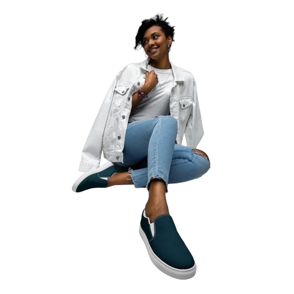 Damen-Canvas-Slipper von BUYATHOME24, atmungsaktive Schuhe mit leichter EVA-Sohle, in Größe 35-44, bequemes Design