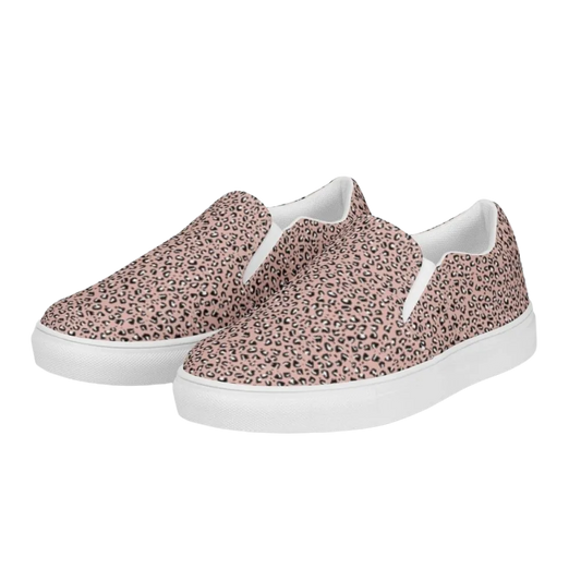 Damen Canvas Slipper von BUYATHOME24 in Größe 35-44, atmungsaktive Schuhe mit bequemer Passform, abgebildet auf weißem Hintergrund.