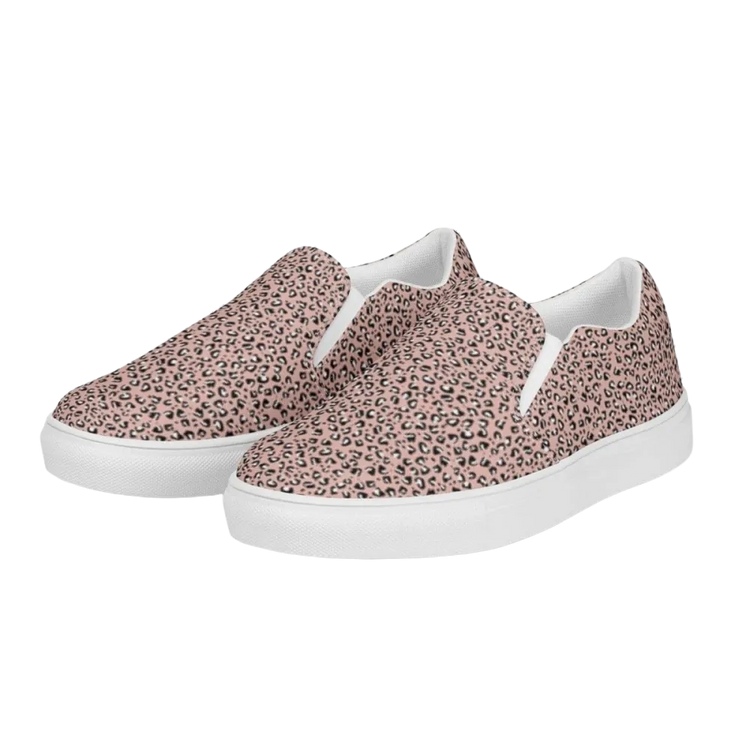 Damen Canvas Slipper von BUYATHOME24 in Größe 35-44, atmungsaktive Schuhe mit bequemer Passform, abgebildet auf weißem Hintergrund.