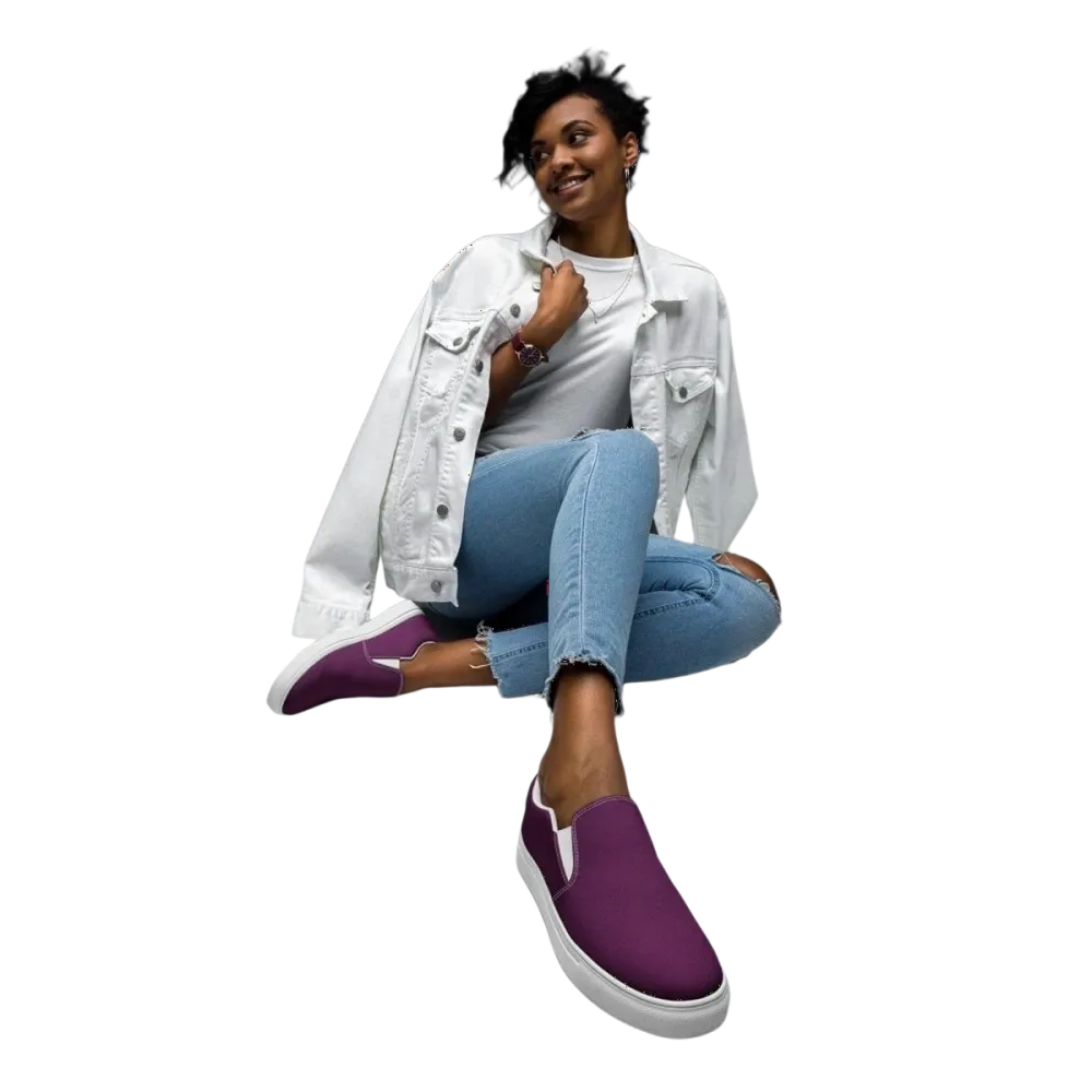 Bequeme Damen Canvas Slipper von BUYATHOME24, atmungsaktive Slip-On Schuhe in Größe 35-44, bequemes Design für Damen.