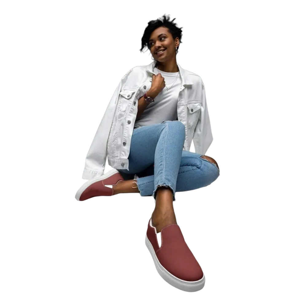 Damen Canvas Slipper mit EVA-Sohle in Größe 35-44, bequeme Halbschuhe von BUYATHOME24, bedruckbar, legere Alltagsschuhe