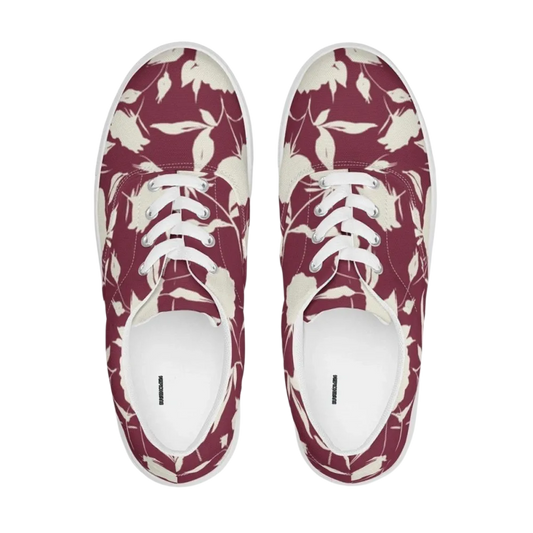Damenschuhe mit Allover-Print, Canvas Sneaker, atmungsaktiv, EVA-Sohle, in Größe 35-44, von BUYATHOME24