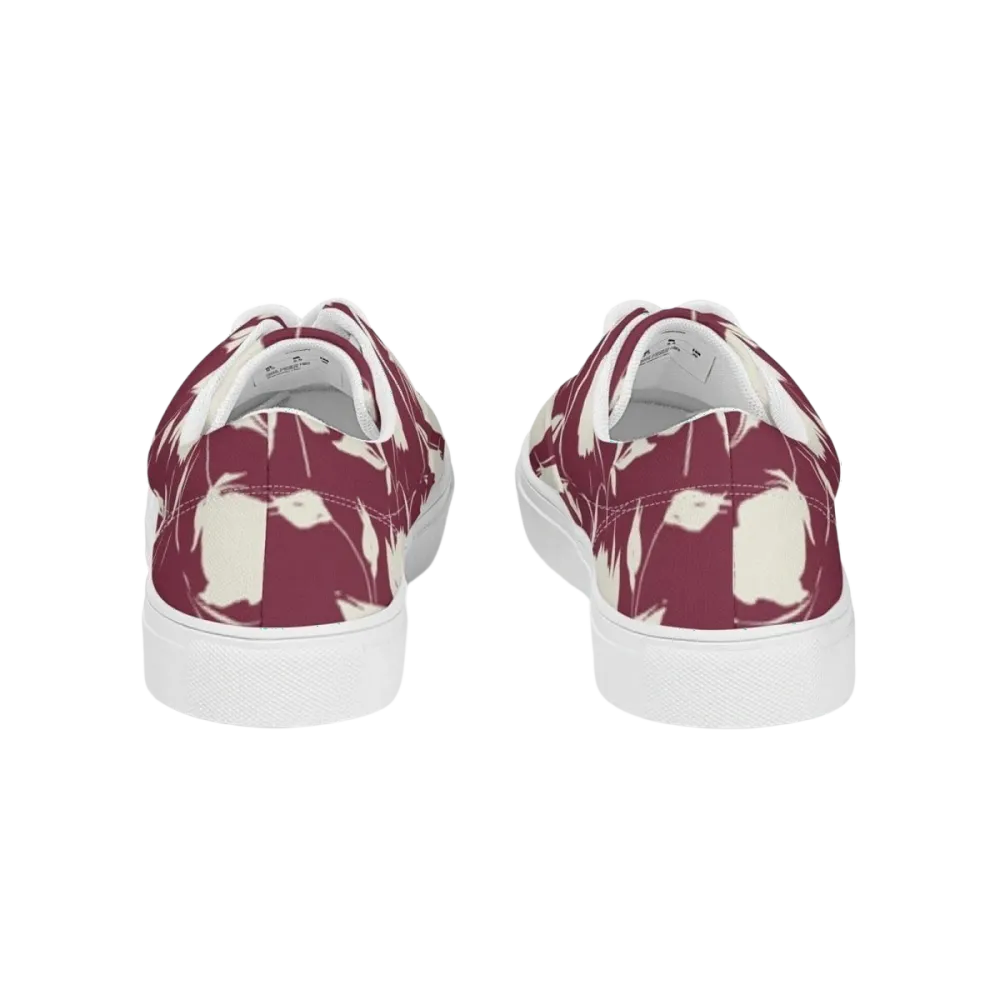 Damen Canvas Sneaker mit Allover-Print, atmungsaktiv, EVA-Sohle, Größe 35-44, Damenschuhe von BUYATHOME24