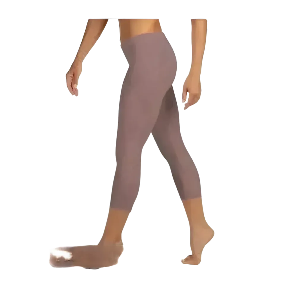 Damen Capri-Leggings von BUYATHOME24, Mikrofaser Sportleggings mit UV-Schutz, in XS bis XL, für Yoga und Sport, auf weißem Hintergrund