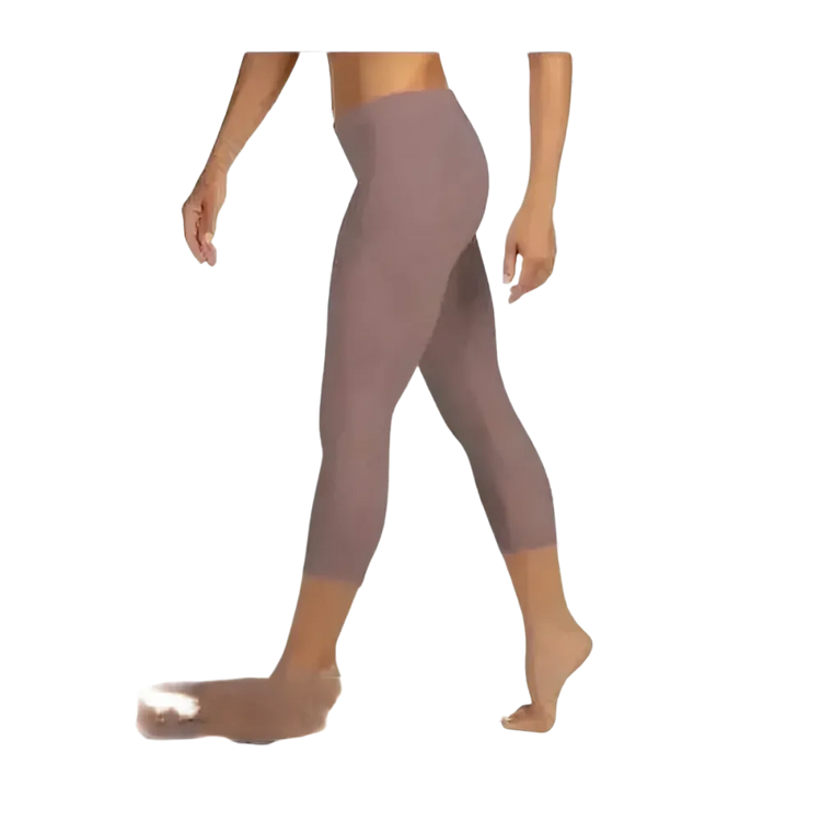 Damen Capri-Leggings von BUYATHOME24, Mikrofaser Sportleggings mit UV-Schutz, in XS bis XL, für Yoga und Sport, auf weißem Hintergrund