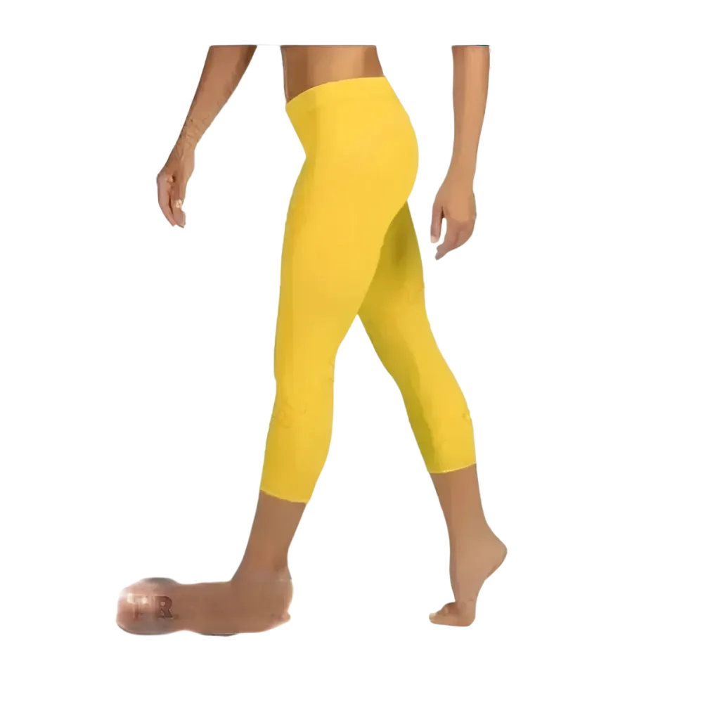 Damen Capri-Leggings von BUYATHOME24, Mikrofaser Sportleggings mit UV-Schutz, in XS bis XL, für Yoga und Sport.