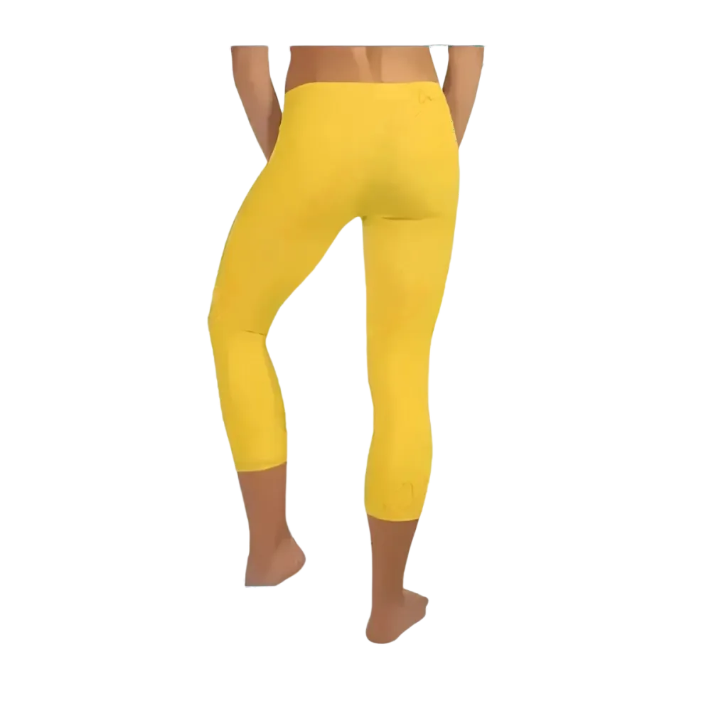 Damen Capri-Leggings von BUYATHOME24 aus Mikrofaser, UV-Schutz, in XS-XL, ideal für Sport und Yoga, sitzende Passform
