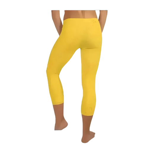 Damen Capri-Leggings von BUYATHOME24 aus Mikrofaser, UV-Schutz, in XS-XL, ideal für Sport und Yoga, sitzende Passform